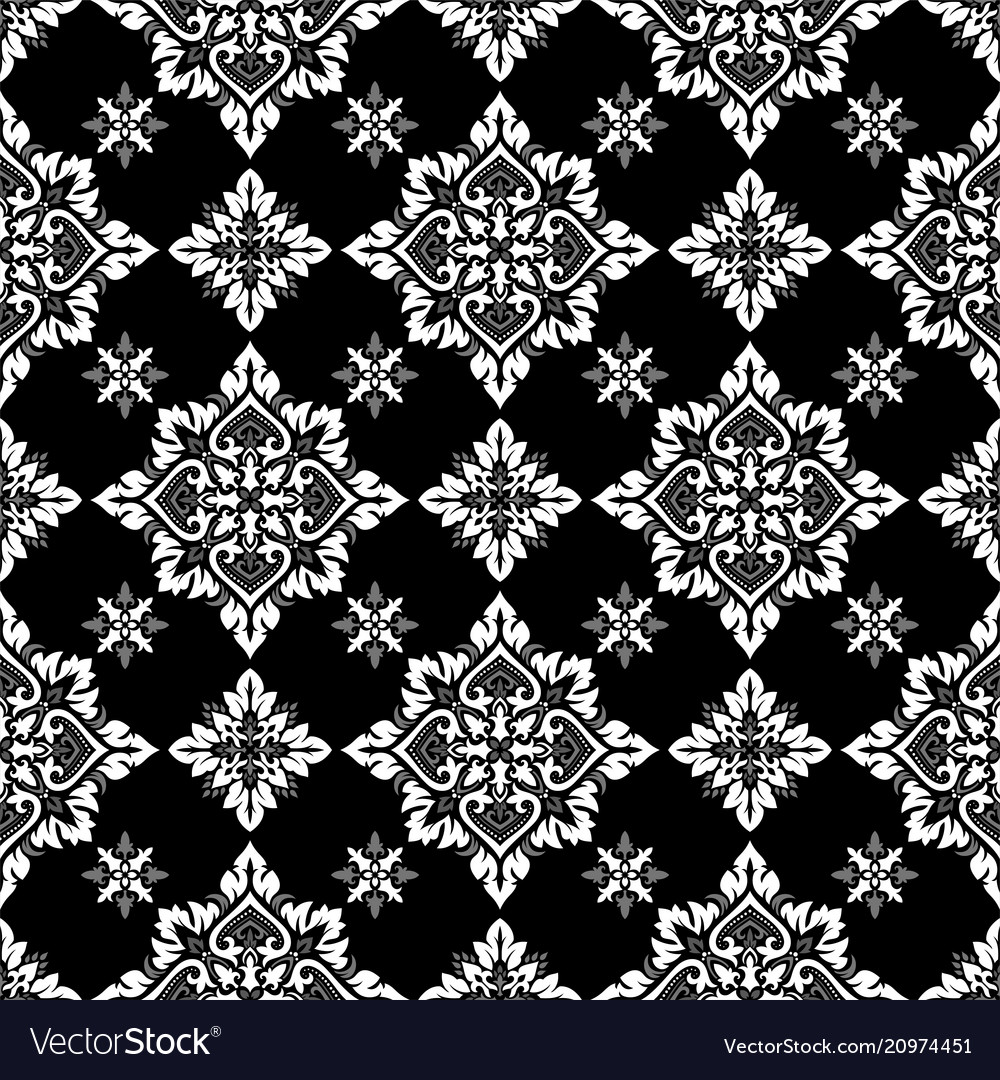 Damask seamless pattern