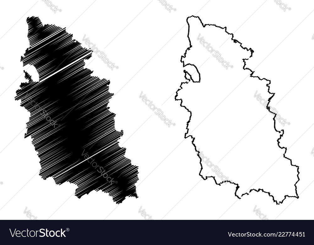 Pskov Oblast Map Royalty Free Vector Image Vectorstock