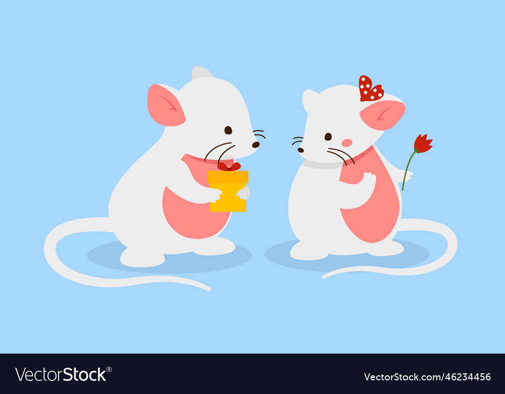Cute Mouse Couple