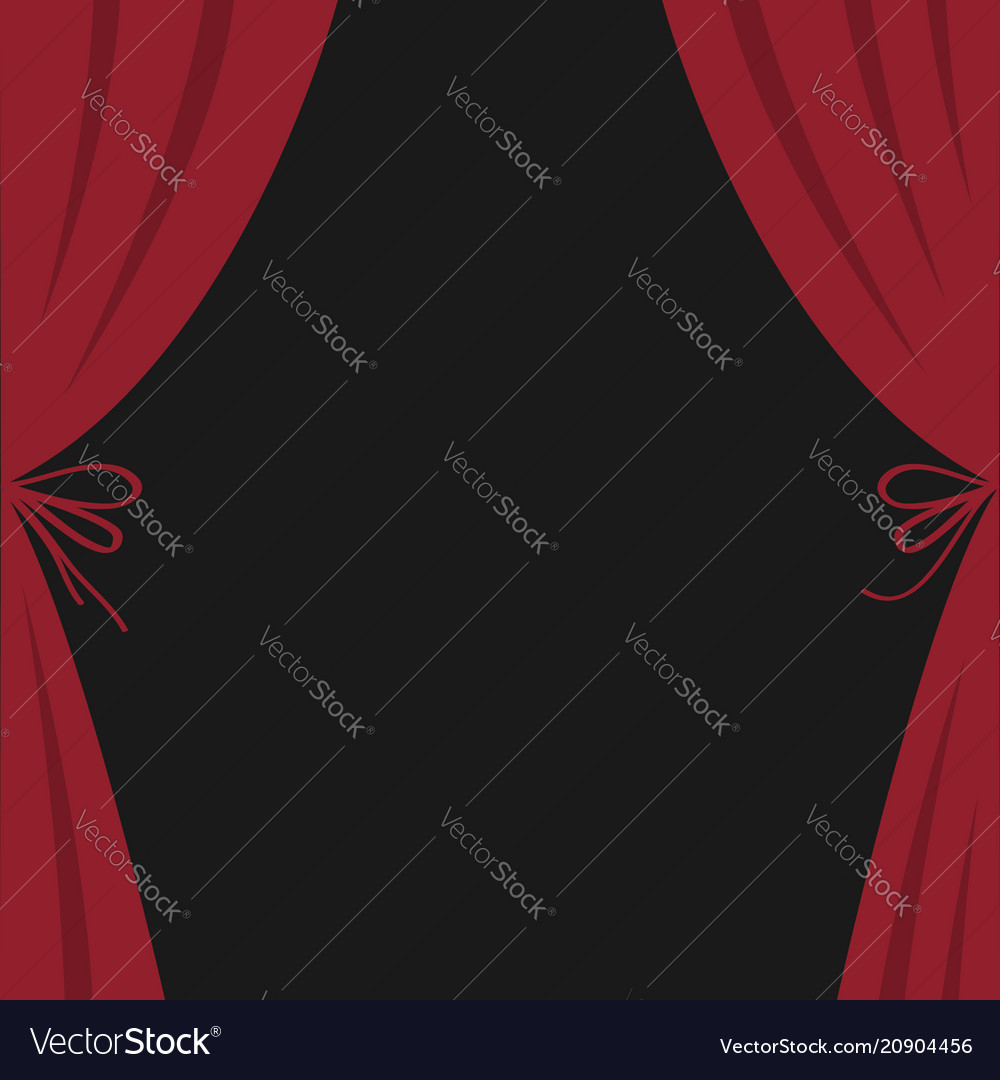open luxury red silk