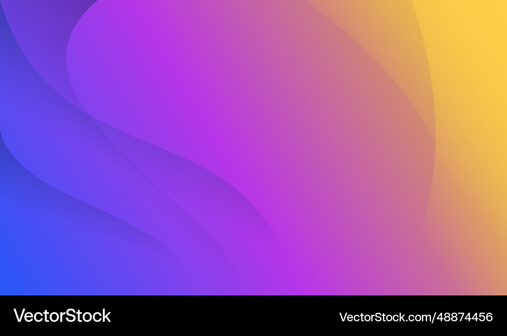 Wave purple gradient modern background Royalty Free Vector