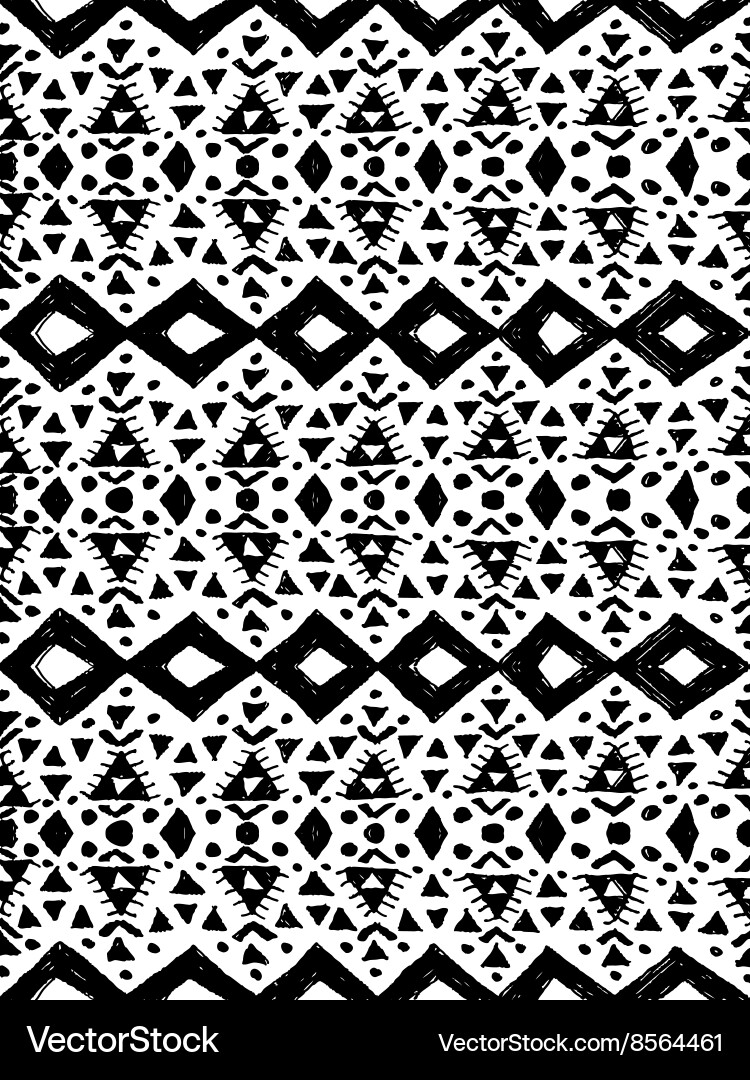 Aztec tribal mexican seamless pattern Royalty Free Vector