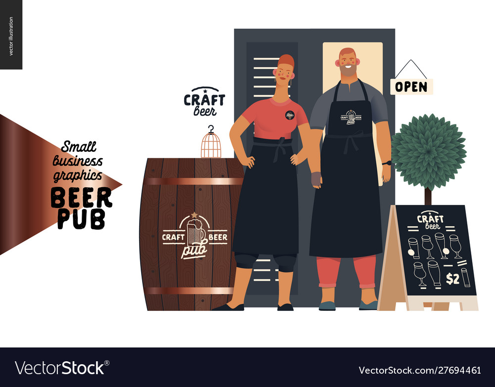 Brewery craft beer pub - small business graphics