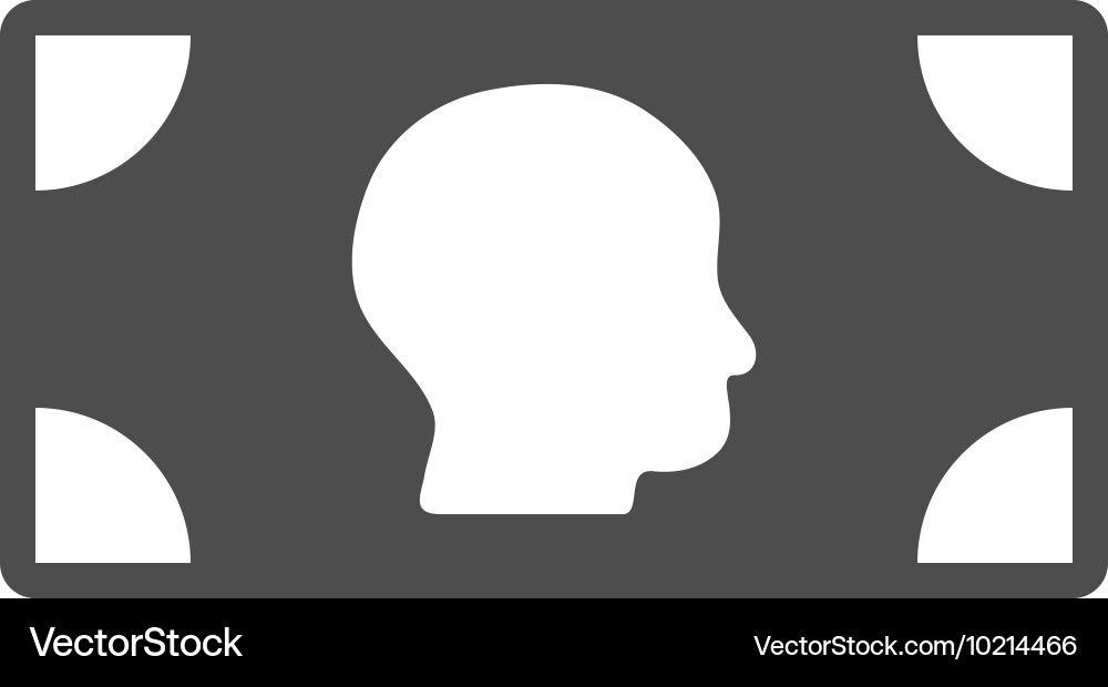 Banknote flat icon Royalty Free Vector Image - VectorStock