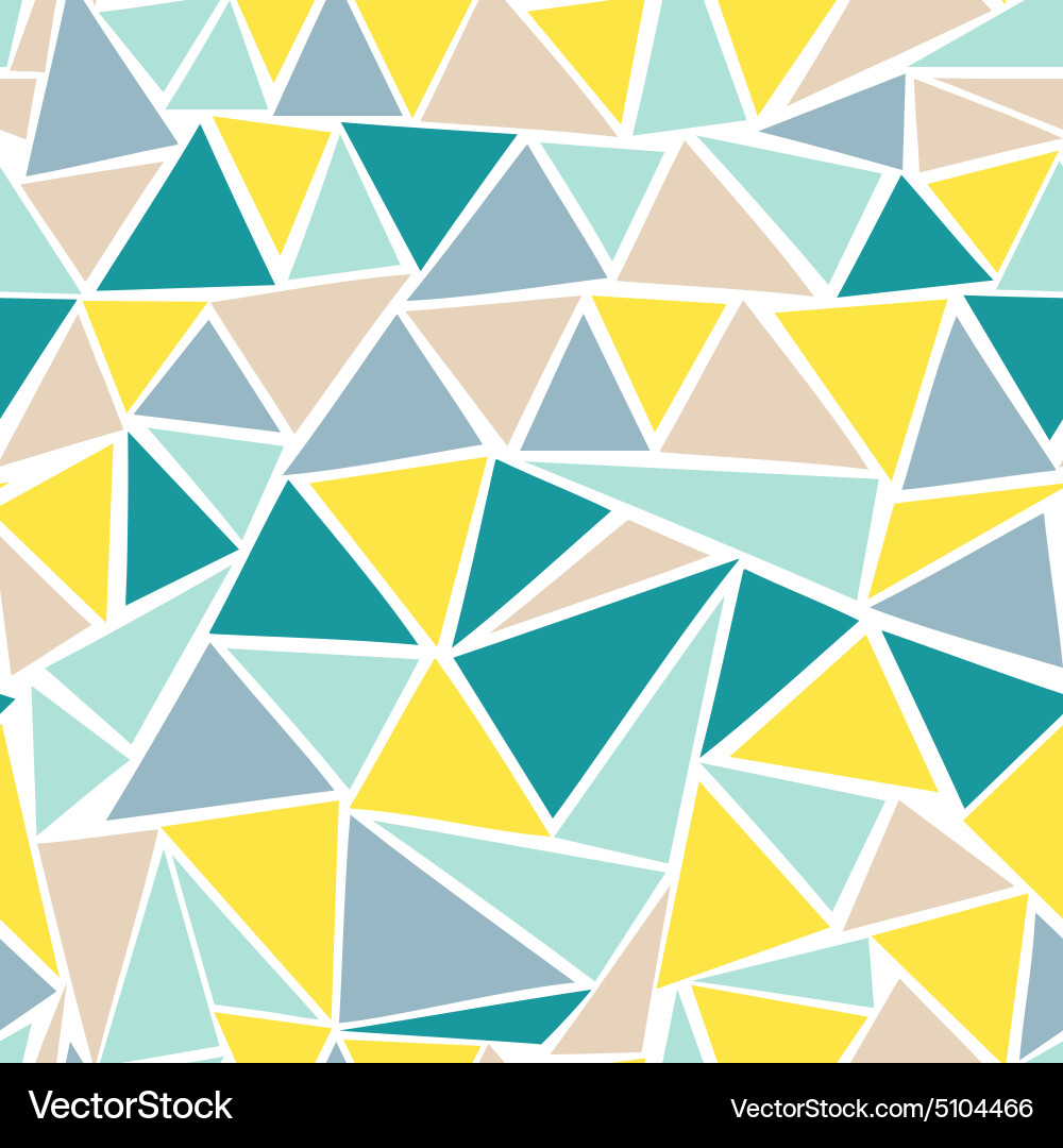 Preview abstract seamless pattern with triangles Vector Image