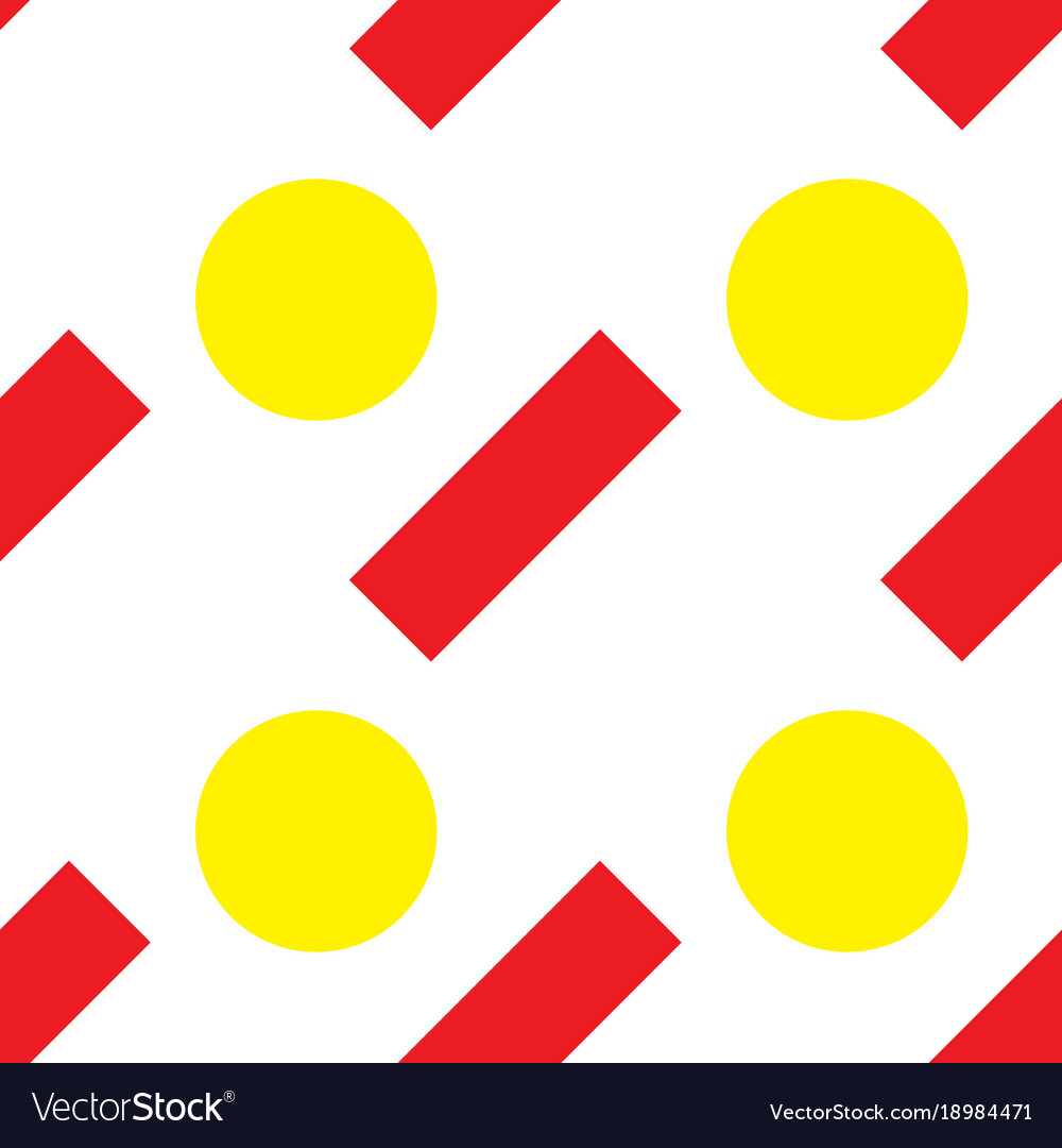 Circles and rectangles abstract pattern