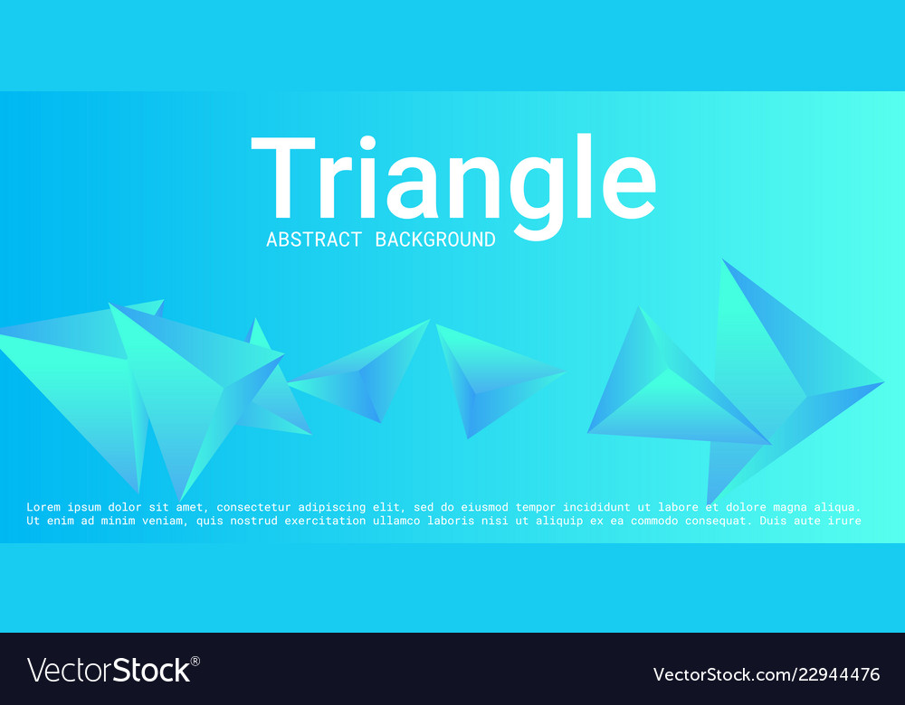 Abstract composition of triangle