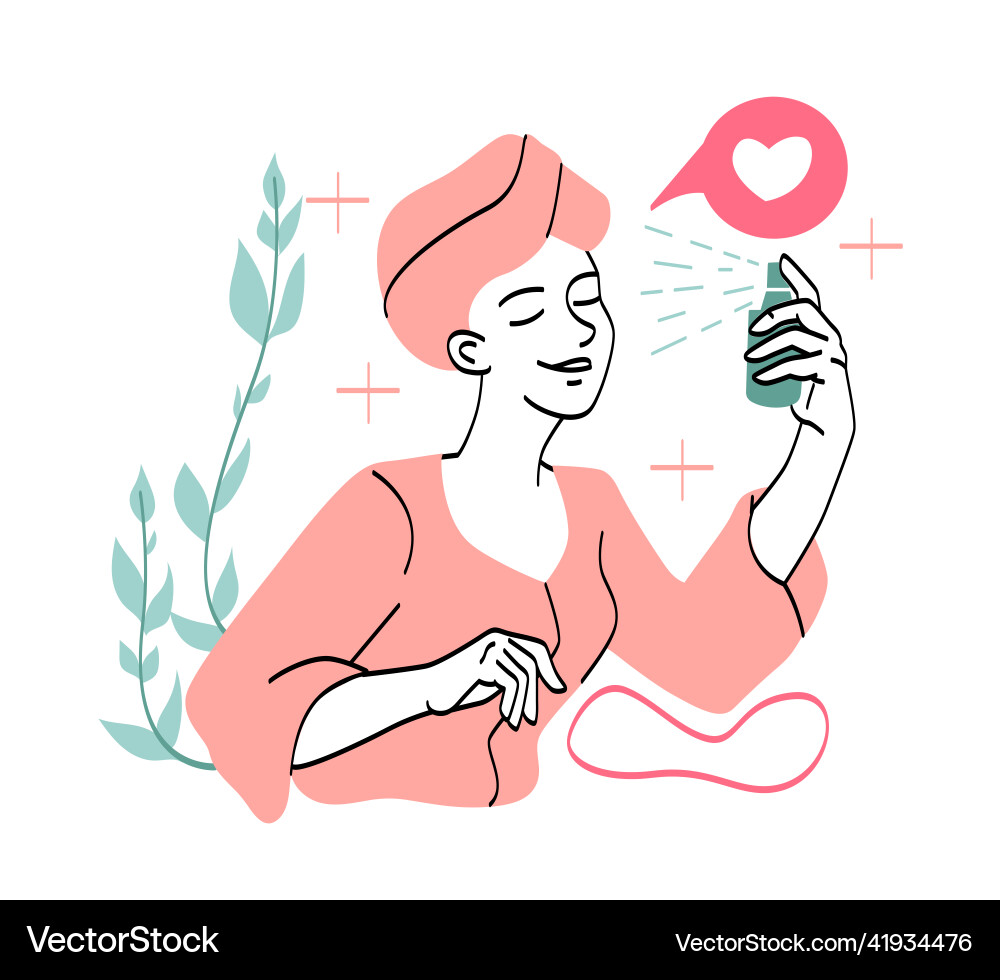 Cleansing and moisturizing face Royalty Free Vector Image