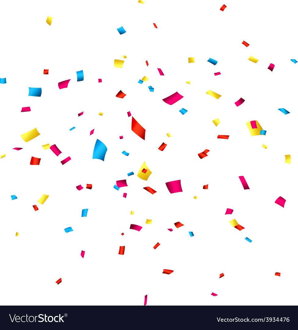 Confetti celebration background