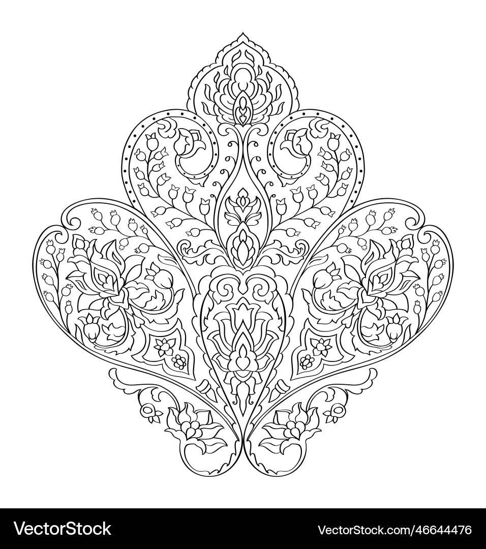 Floral design element Royalty Free Vector Image