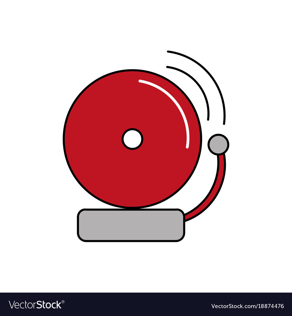 Isolated bell design Royalty Free Vector Image