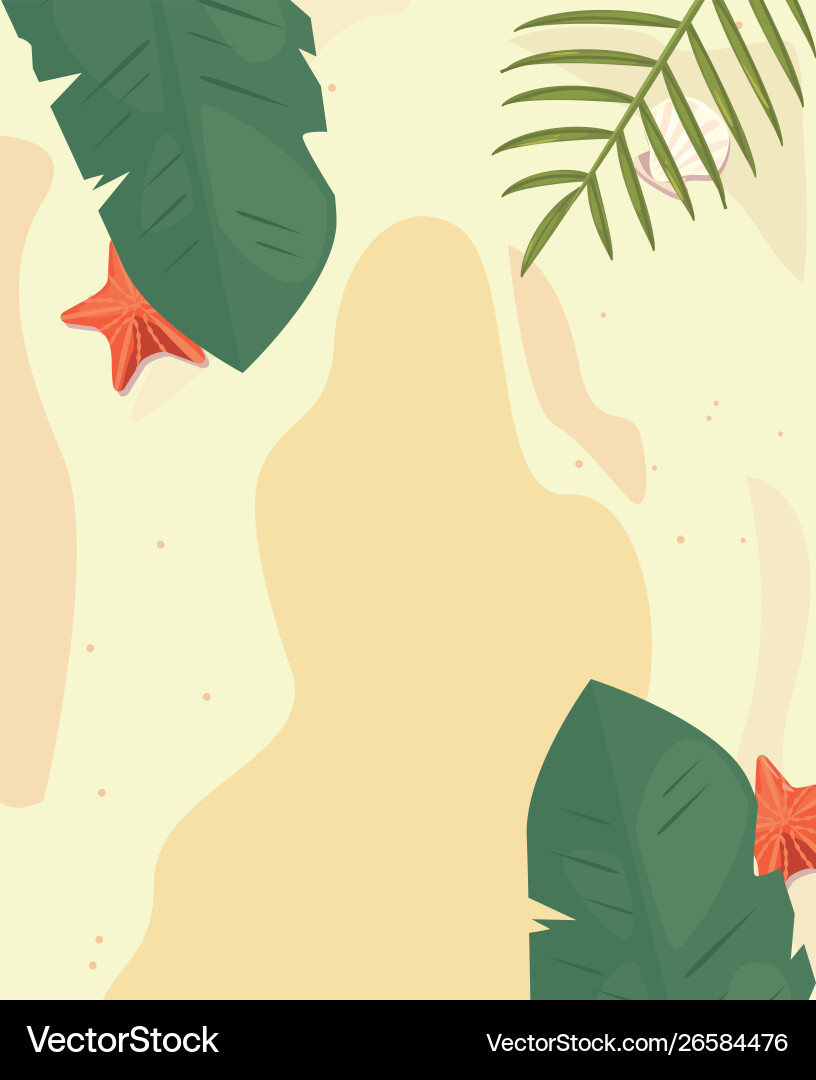 Summer time vacations design Royalty Free Vector Image