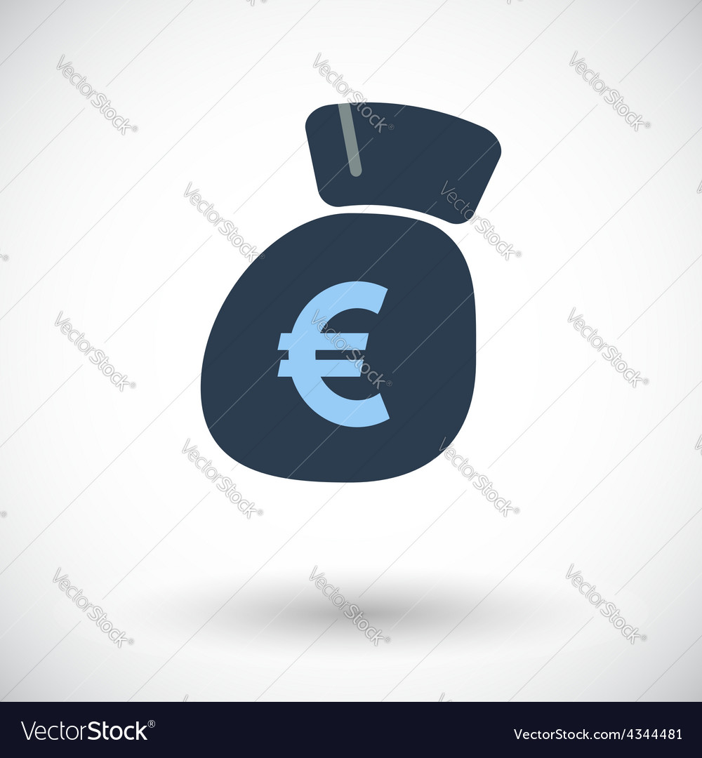 Euro flat icon