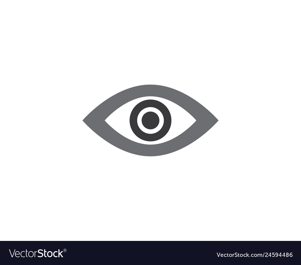 Eye icon Royalty Free Vector Image - VectorStock