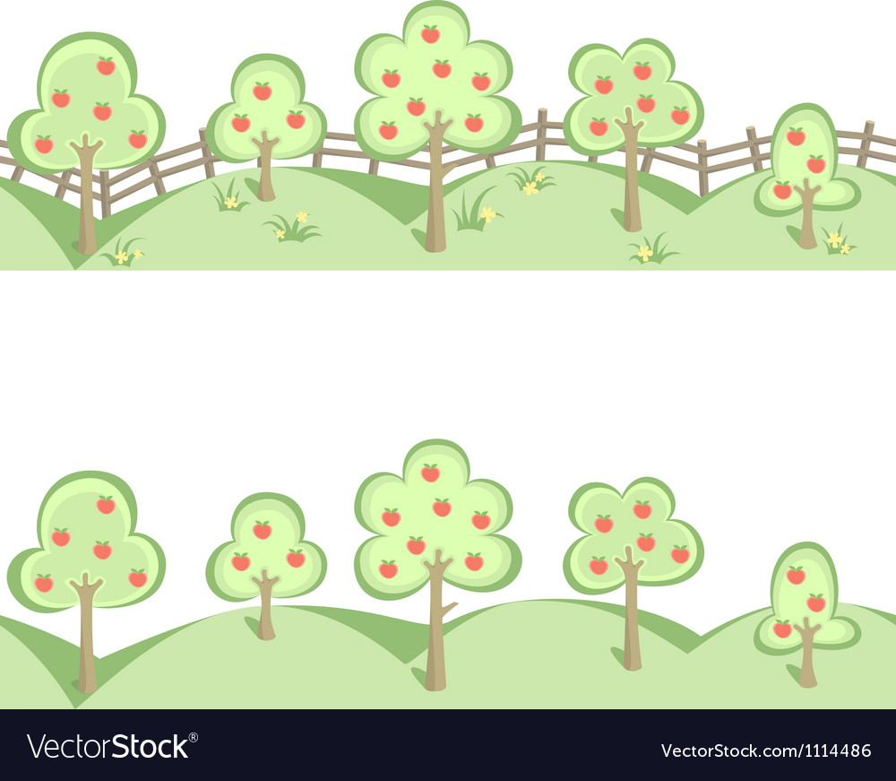 Apple Tree Border