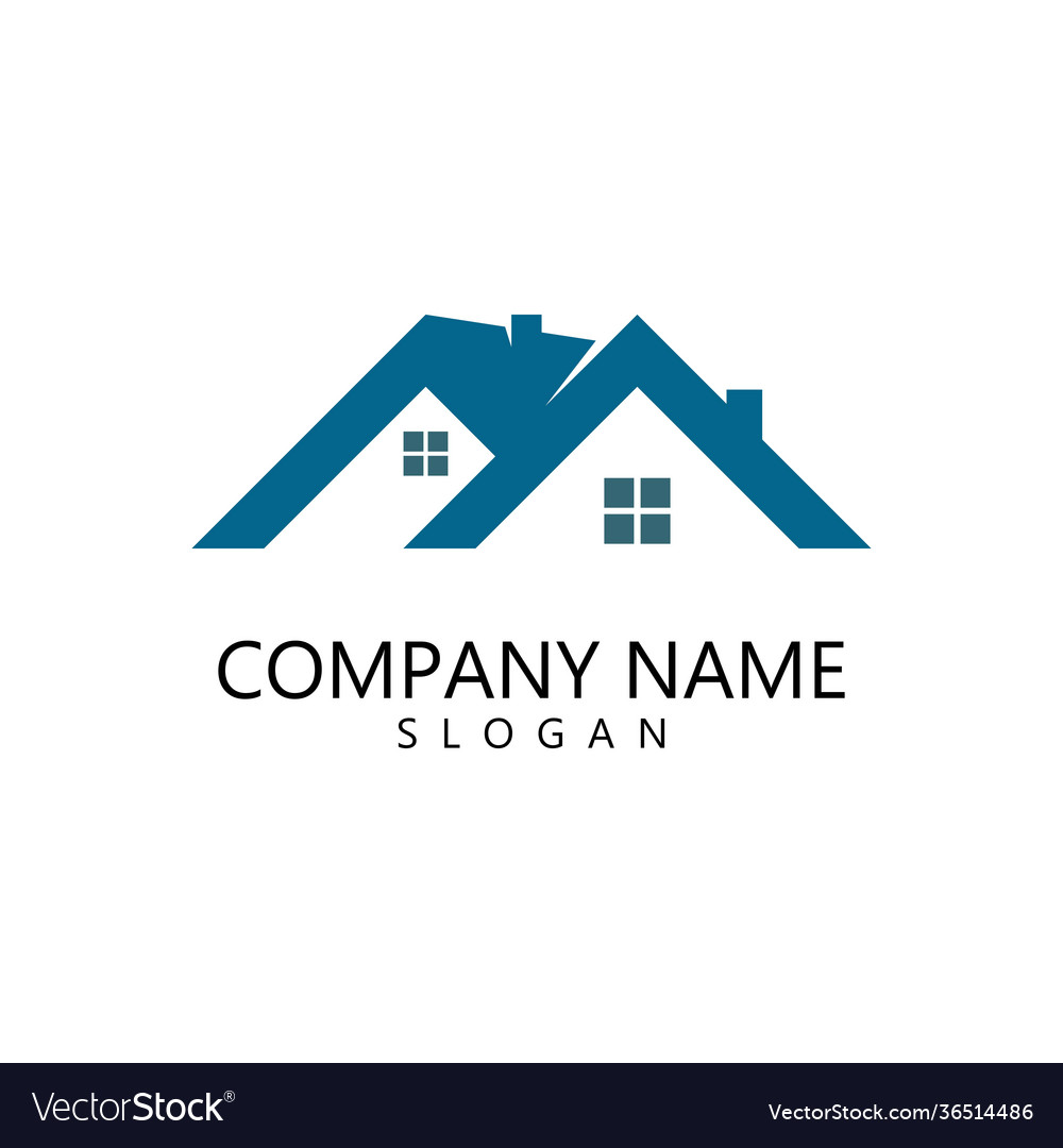 Property logo template Royalty Free Vector Image