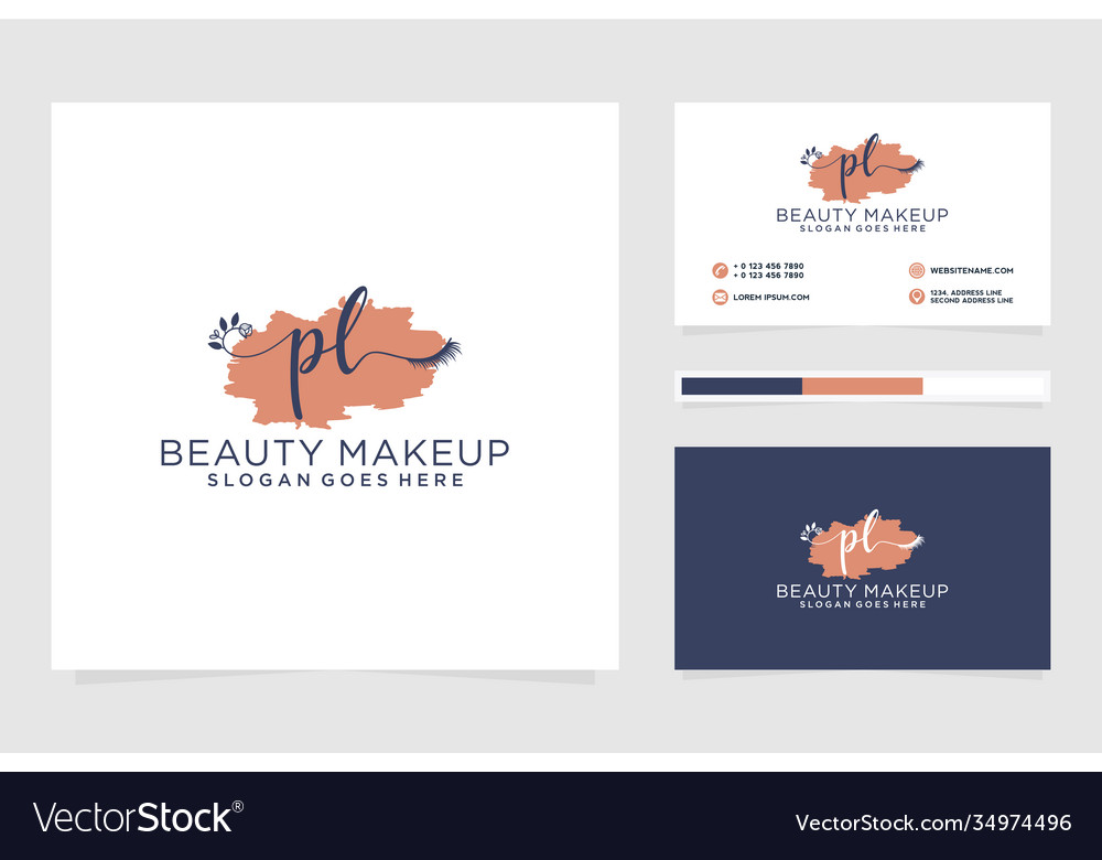 Initial pl feminine logo collections and business