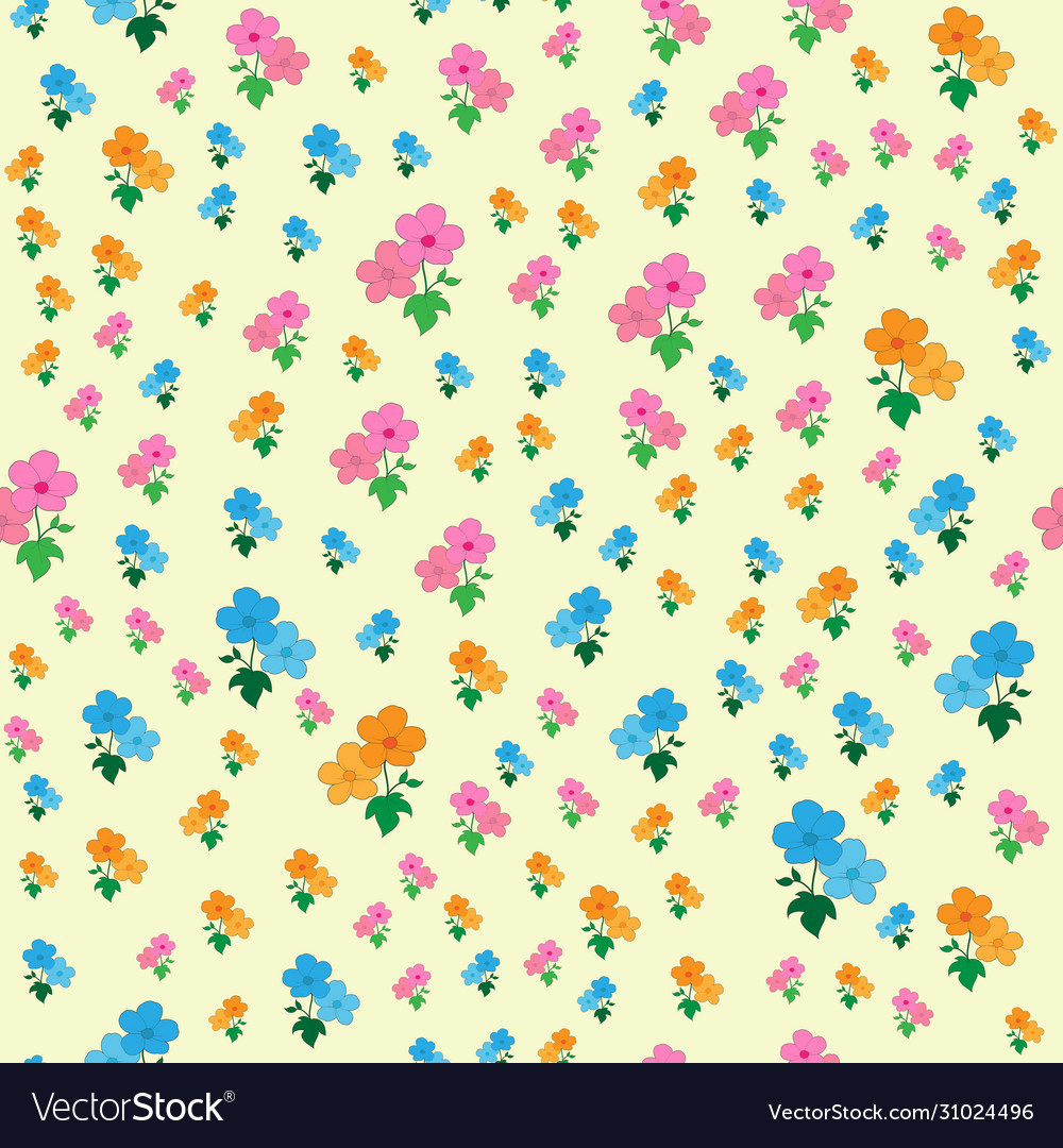 Seamless floral pattern stock for backgrounds