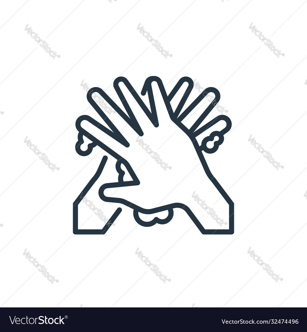 Washing hands icon editable stroke