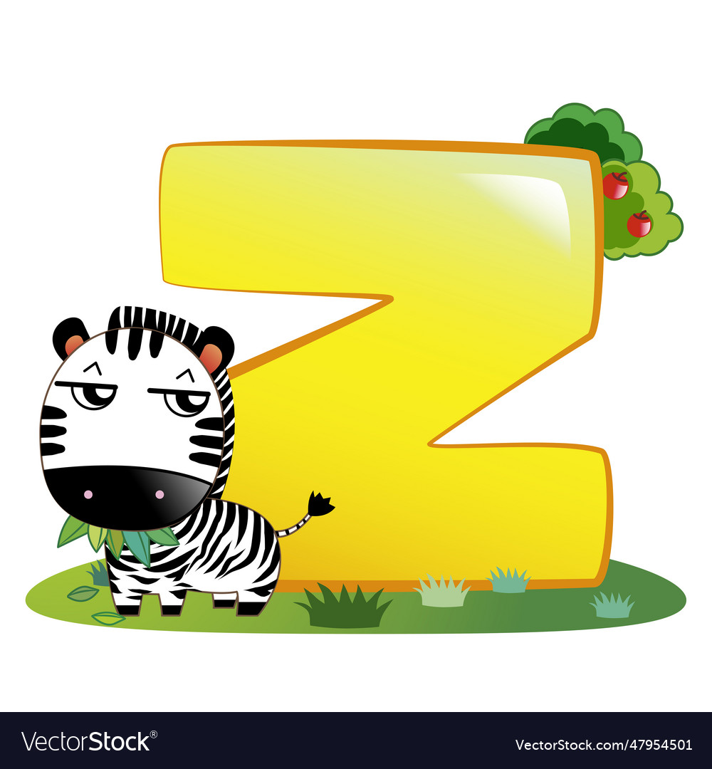 Animal alphabet z