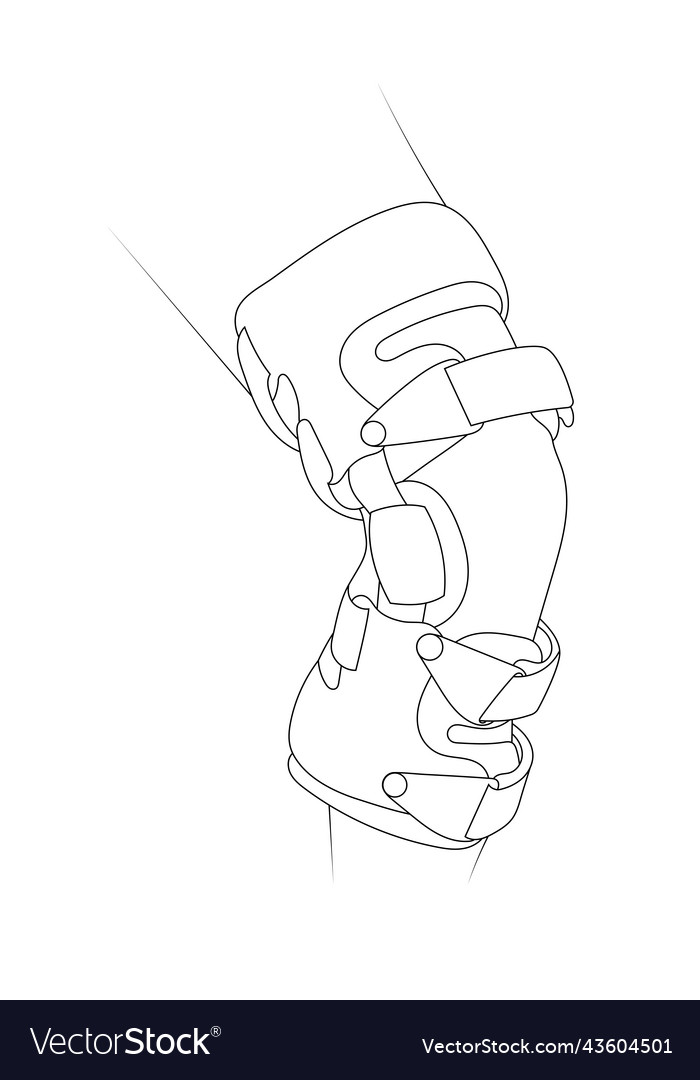 Knee brace sketch