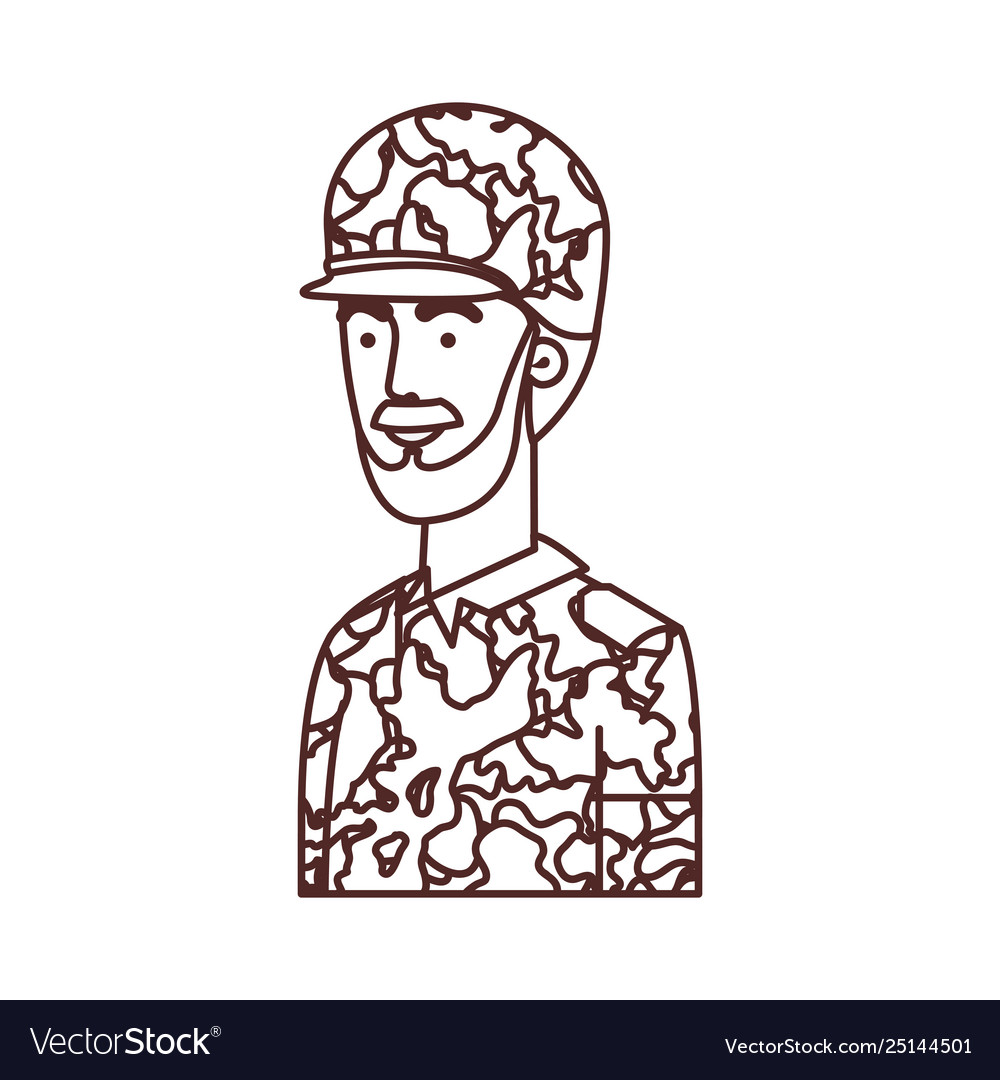 Man soldier war avatar character