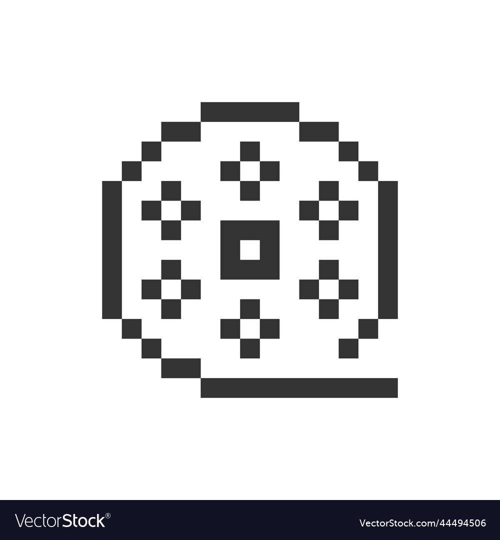 Film reel pixelated ui icon