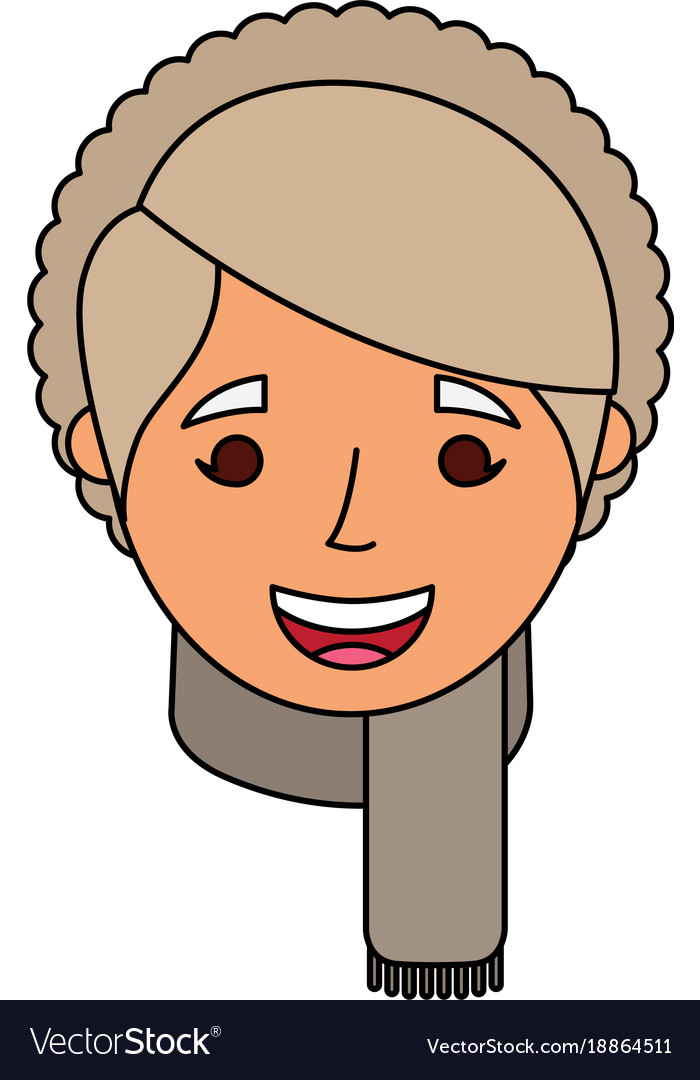 Old Woman Portrait Lady Grandma Cartoon Royalty Free Vector