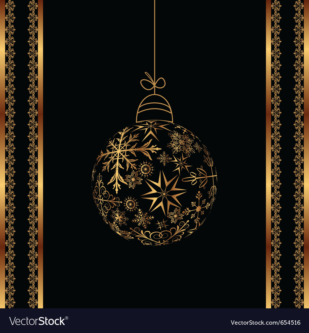 Christmas ball Royalty Free Vector Image - VectorStock