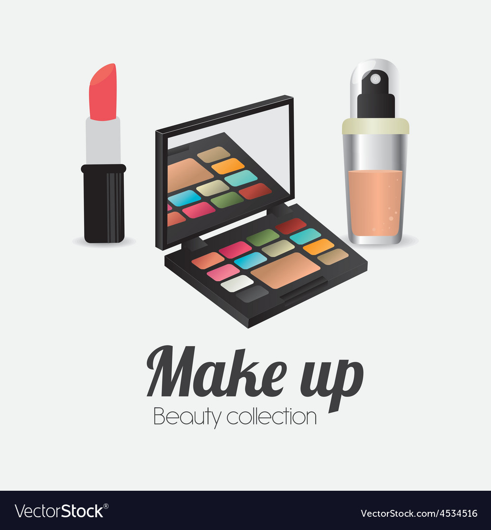 Make up design Royalty Free Vector Image - VectorStock