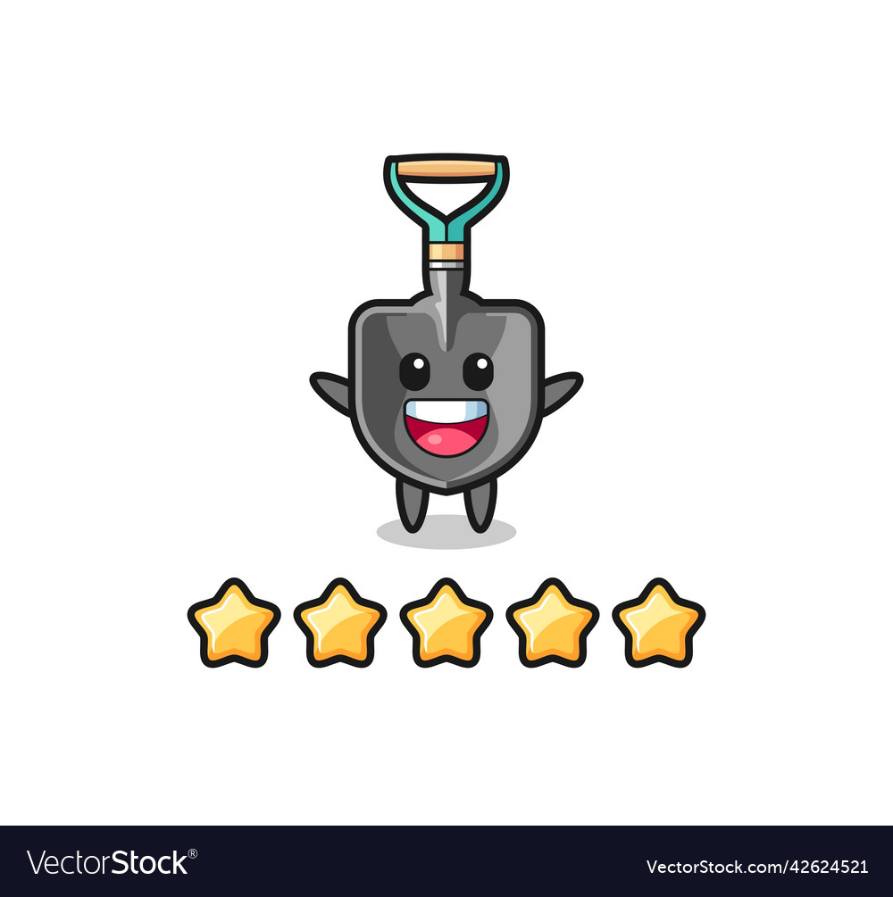 Customer best rating shovel cute character