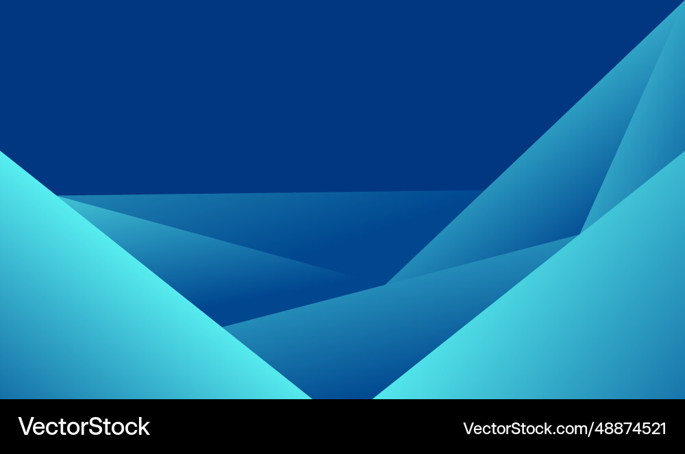 Gradient blue background modern design geometric Vector Image