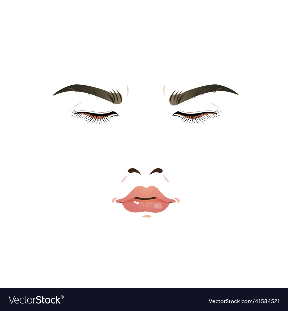 Grouchy face Royalty Free Vector Image - VectorStock