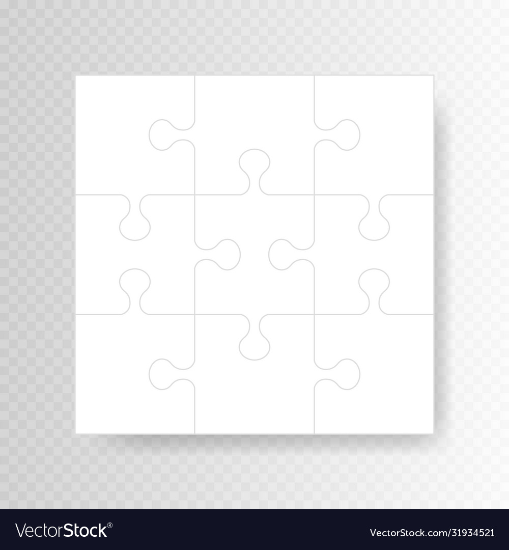 Puzzle Hintergrundbanner leere Puzzle-Abschnitt vector image Puzzle Hintergrundbanner leere Puzzle-Abschnitt