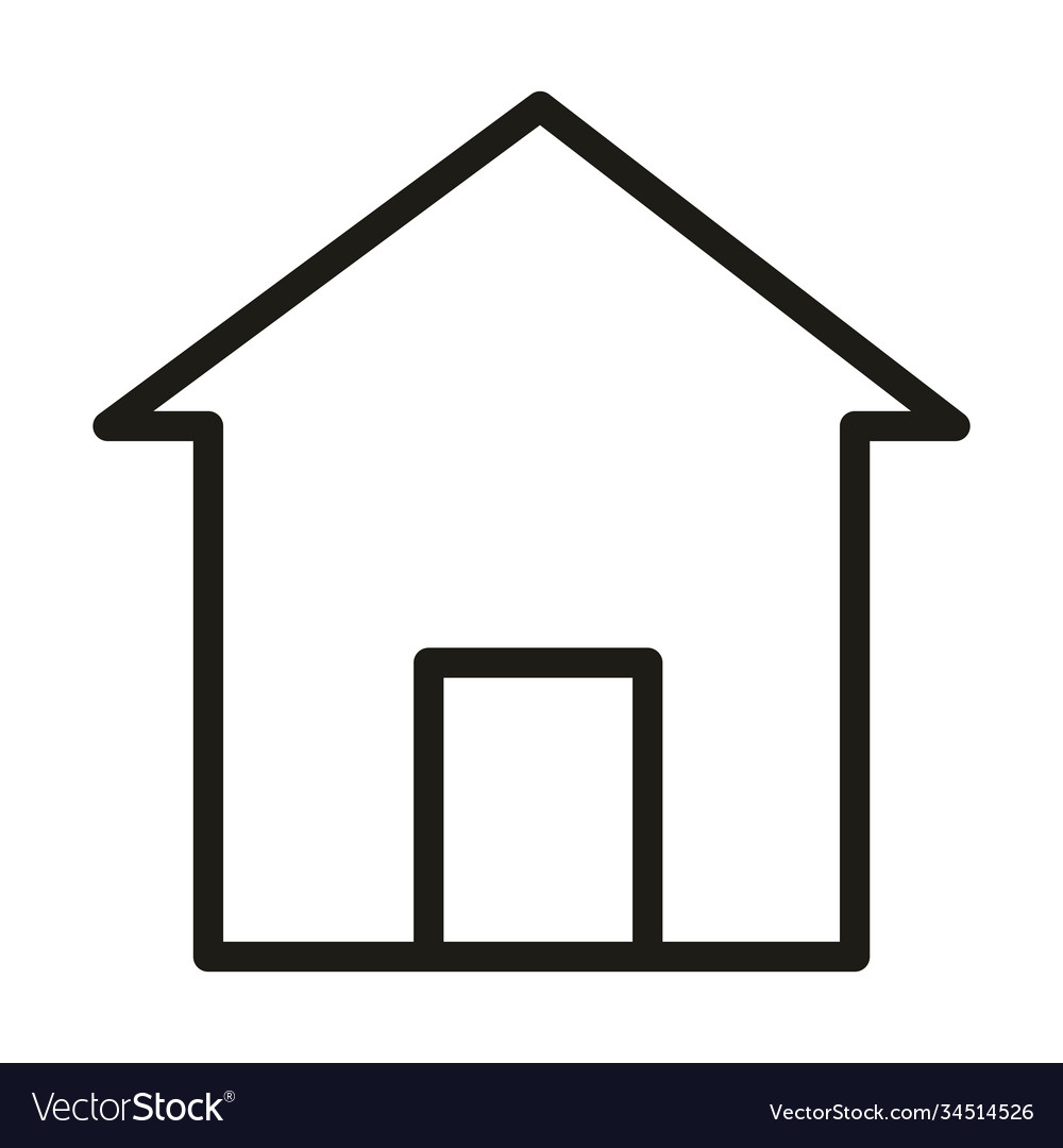 User interface homepage web button linear style