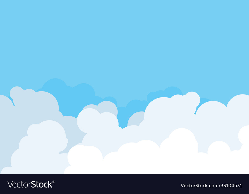 Cloud template design Royalty Free Vector Image