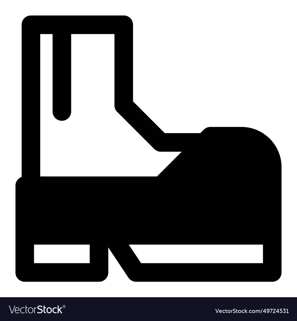 Long Boot Designed To Cover Lower Leg Royalty Free Vector