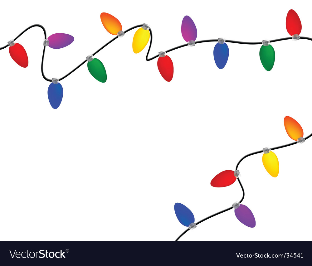 Download Christmas lights Royalty Free Vector Image - VectorStock