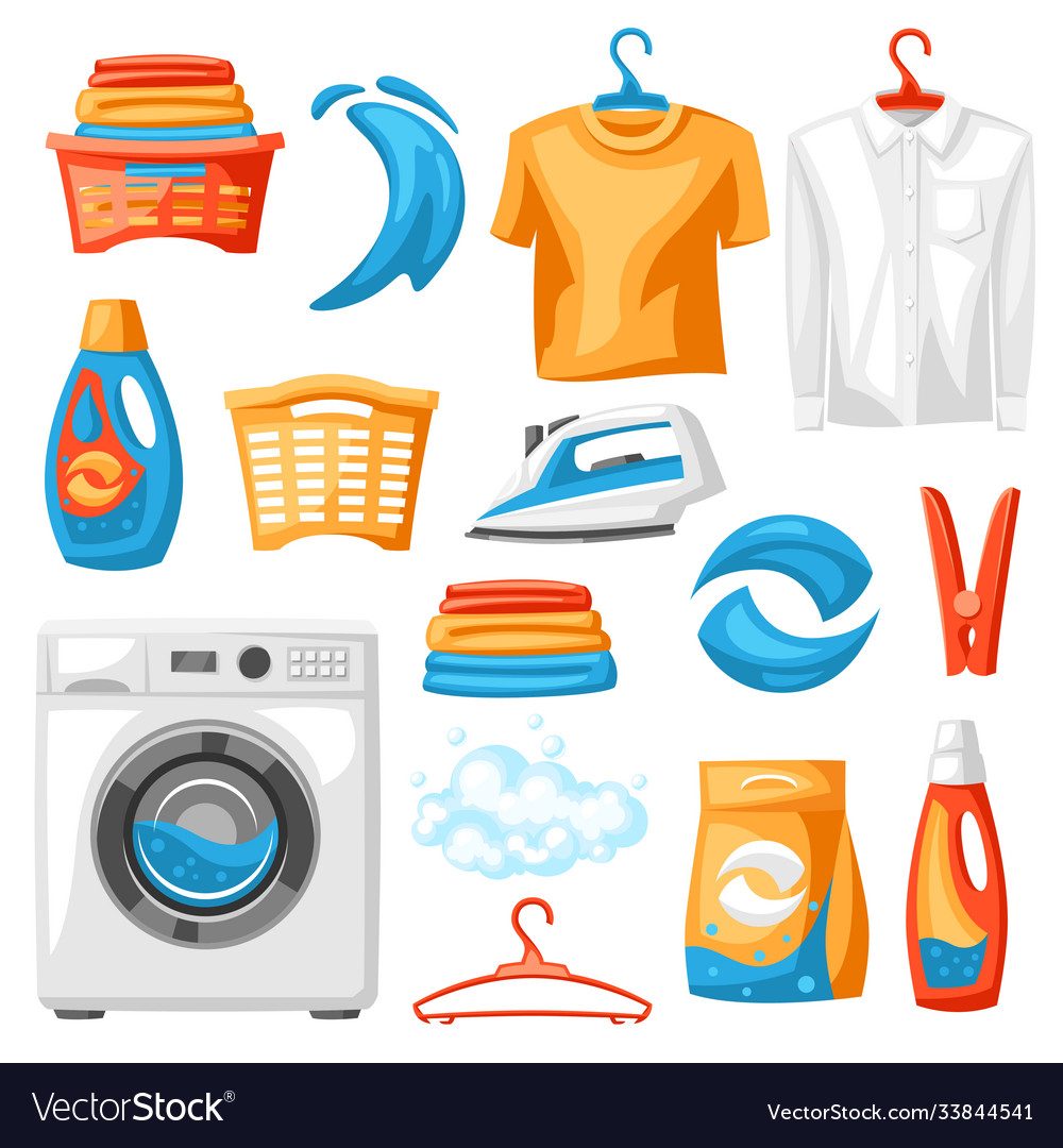 Laundry service set professional items