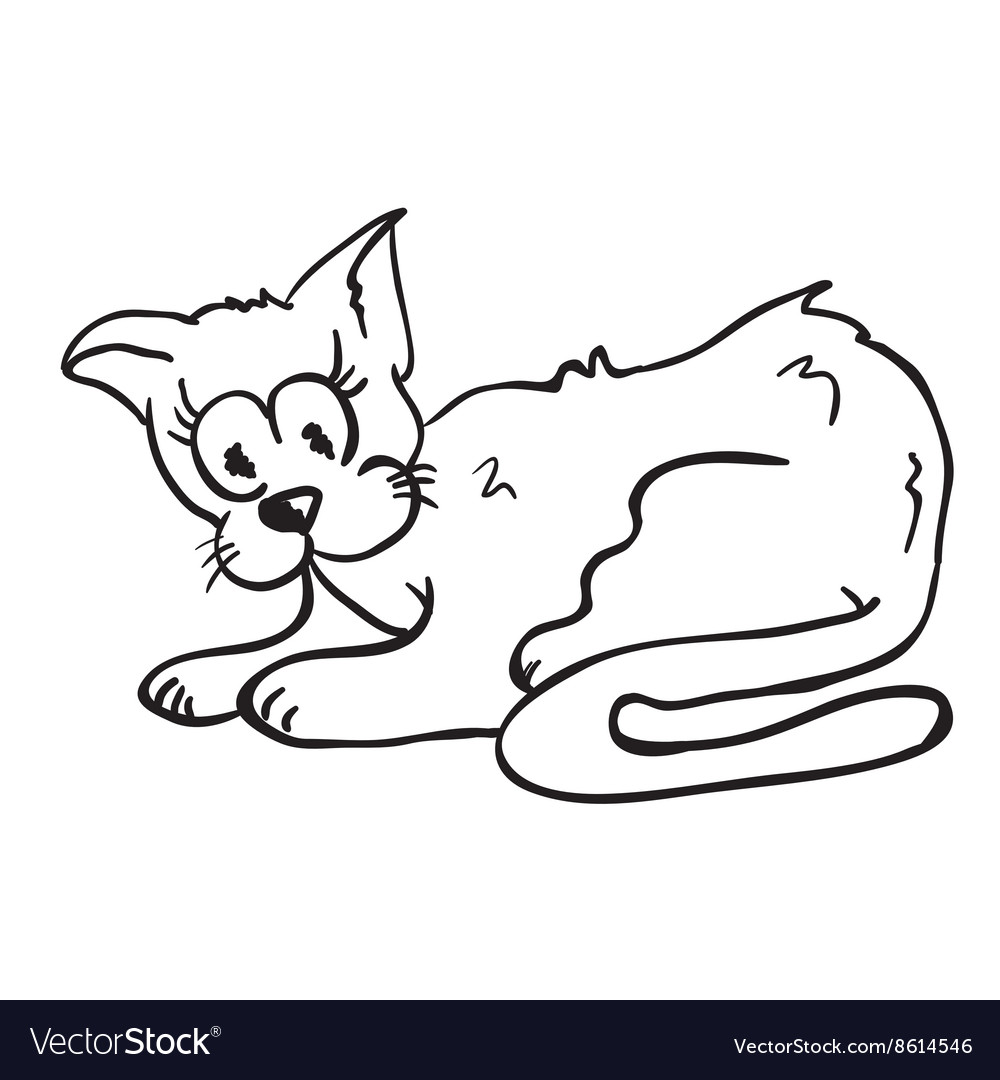 Cat Royalty Free Vector Image - VectorStock