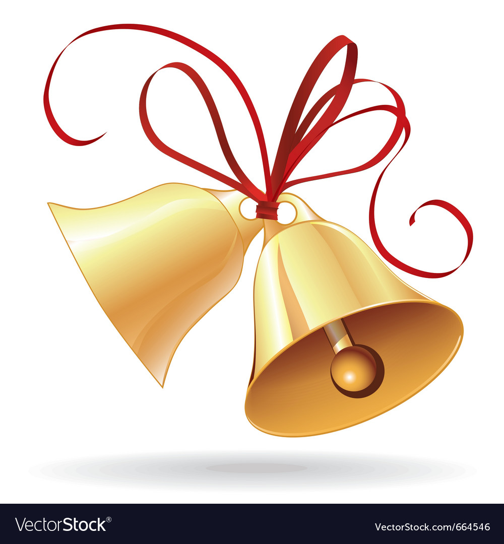 Christmas or wedding bells Royalty Free Vector Image