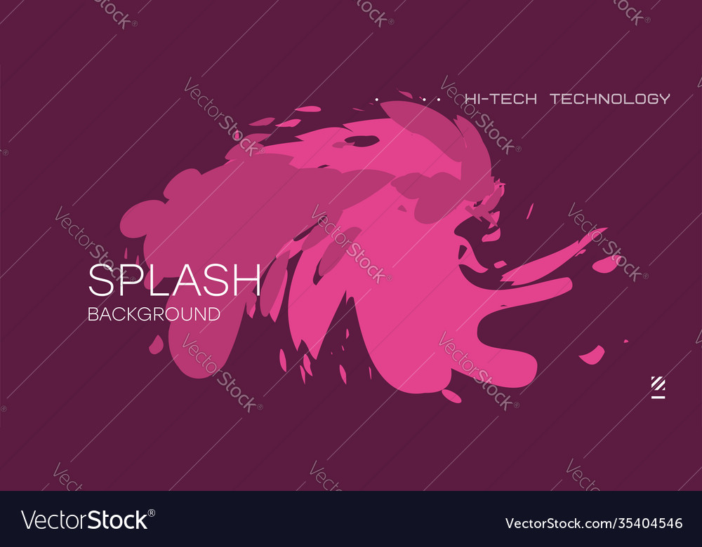 Colorful splash background trendy simple