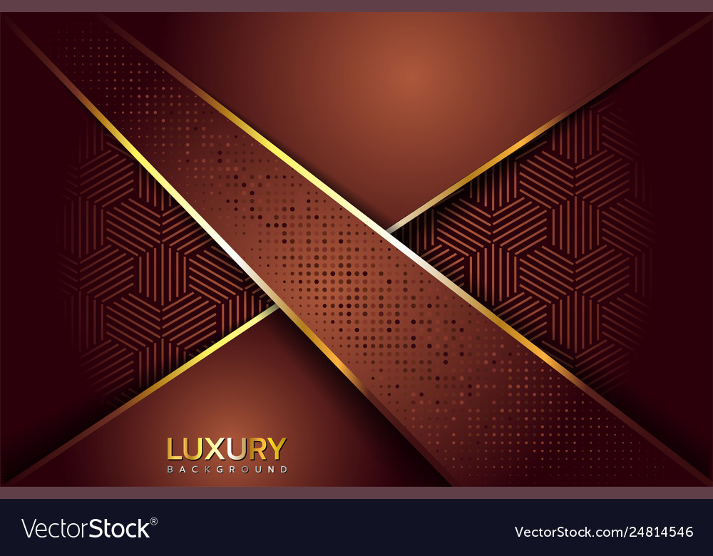 Golden brown luxurious elegant background Vector Image Golden brown luxurious elegant background Vector Image