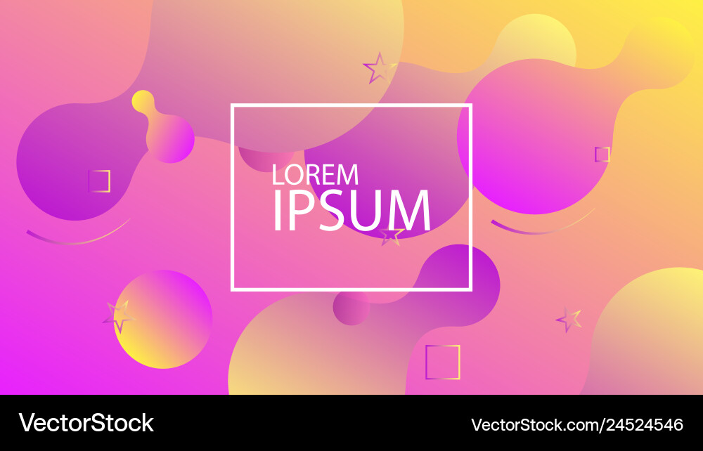 Liquid dynamic background for web Royalty Free Vector Image