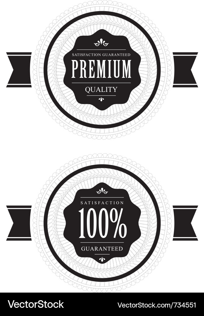 Badges Royalty Free Vector Image - VectorStock