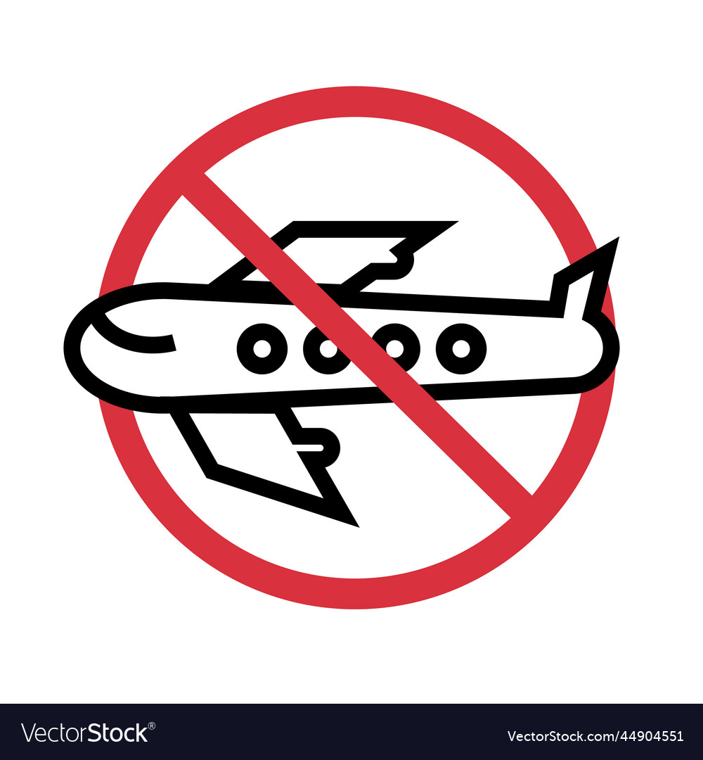 Entry restriction or immigration restriction Vector Image