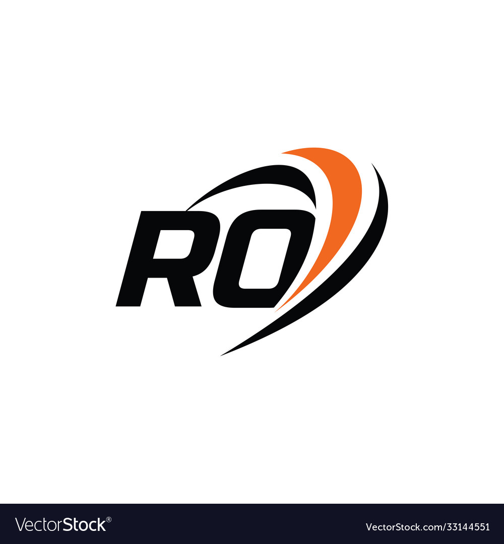 Ro monogram logo Royalty Free Vector Image - VectorStock