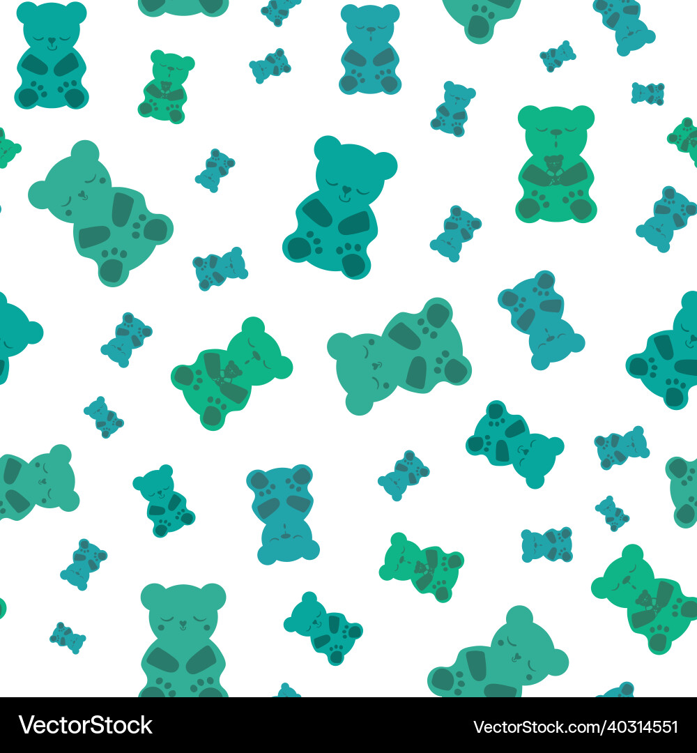 Sleep gummies seamless pattern background Vector Image