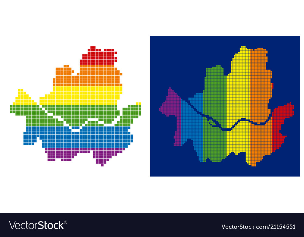 Spectrum Pixel dotted seoul Stadtkarte