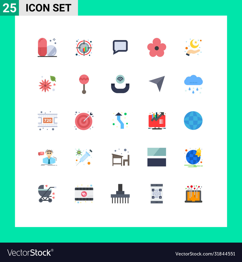 User interface pack 25 basic flat colors